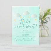 Baby shower Annuleringsdouche per Mail Neutral Kaart (Staand voorkant)