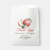 Baby shower Apple rustique Favoriser les sacs (Devant)