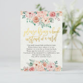 Baby shower Apportez un livre au lieu d'une carte (Debout devant)