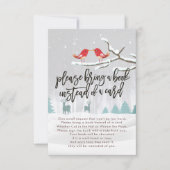 Baby shower Apportez un livre au lieu d'une carte (Devant)