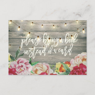 Baby shower Apportez un livre au lieu d'une carte