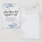 Baby shower Apportez un livre au lieu d'une carte (Devant / Derrière)