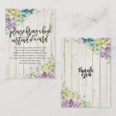 Baby shower Apportez un livre au lieu d'une carte (Devant / Derrière)