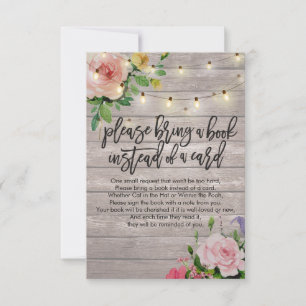 Baby shower Apportez un livre au lieu d'une carte