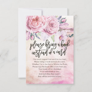 Baby shower Apportez un livre au lieu d'une carte
