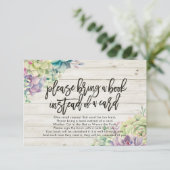 Baby shower Apportez un livre au lieu d'une carte (Debout devant)