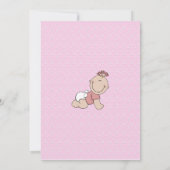 baby shower arc rose Invitation 2 (Dos)