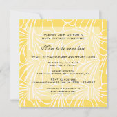 Baby shower, Art Nouveau Floral Pattern Kaart (Voorkant)