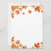 Baby shower Automne Baby Predictions Carte de jeu (Dos)