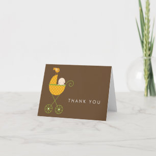 Baby shower Automne Merci Cartes