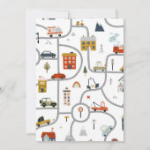 Baby shower automobile course Invitation (Dos)