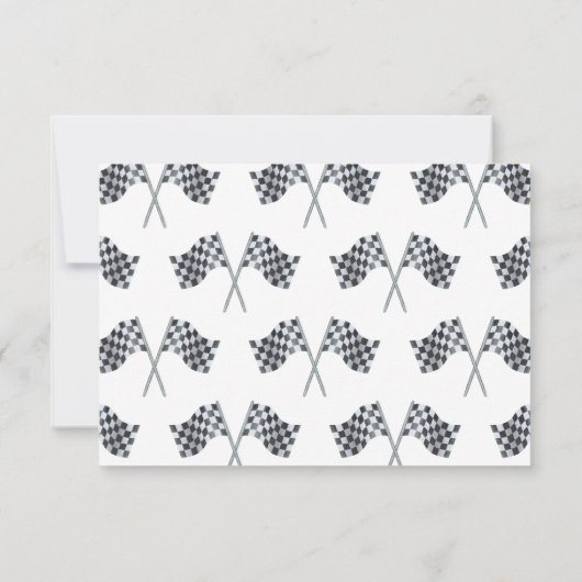 Baby shower automobile - merci (Dos)