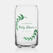 Baby-Shower avec une végétation chic (Recto)