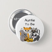 BABY SHOWER B RONDE BUTTON 5,7 CM (Voorkant /achterkant)