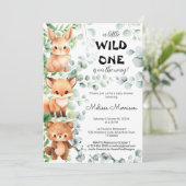 Baby shower Baby Animals Kaart (Staand voorkant)