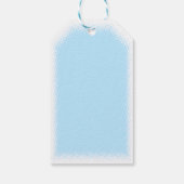 Baby shower Baby Blauw Custom Cadeaulabel (Achterkant)