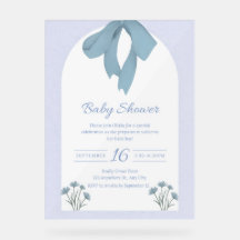Baby shower Baby Blue Bow