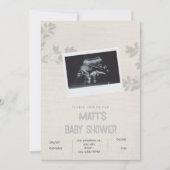 Baby shower Baby Boy invitation (Devant)