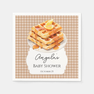 Baby Shower Baby Brunch Wafels Servet