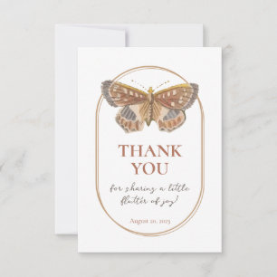Baby shower Baisers à papillon Merci