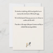 Baby shower Ballonuitnodiging Kaarten (Achterkant)