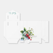 Baby shower Ballotins Aquarelle Fraises (Déplié)