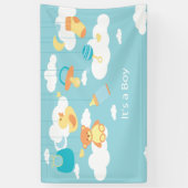 baby shower banner (Verticaal)