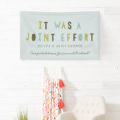 Baby shower banner van de Joint Effort Couple // A (Insitu)