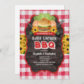 Baby shower barbecue Barbecue Invitation (Devant / Derrière)