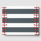 Baby shower Baseball Livre d'invité (Verso)