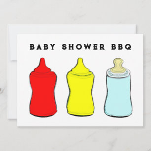 Baby Shower BBQ Kaart