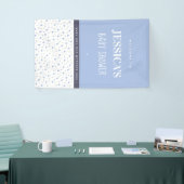 baby shower bébé garçon bleu bannière personnalisé (Salon professionnel)