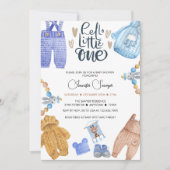 Baby shower bébé garçon douche Invitations (Devant)