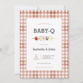 Baby shower bébé Q Barbecue Invitation (Devant)