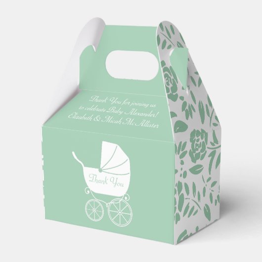 Baby shower Bedankdoosjes (Voorkant Zijde)