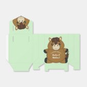 Baby shower bedankdoosjes (Uitgevouwen)