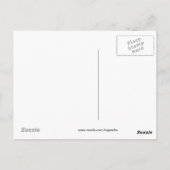 Baby shower bedankkaart (meisje) briefkaart (Achterkant)