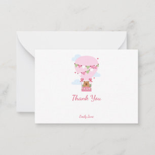 Baby Shower Bedankt Notitiekaartje