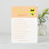 Baby shower, Bee, Tu Connais Bien La Carte Maman (Debout devant)