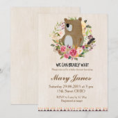 Baby shower Beer Woodland Kaart (Voorkant / Achterkant)