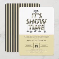 Baby shower Beetlejus | C'est Showtime Invitation