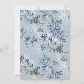 Baby shower Berry Sweet Blueberry Invitation (Dos)