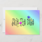 baby shower - BEWAAR DE DATUM - Uitnodiging (Voorkant)