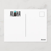 BABY SHOWER | Bienvenue Bébé Aloha Carte Postale (Dos)