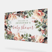 Baby shower Bienvenue Boho Garden Floral (Angle)