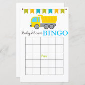 Baby shower bingo (Voorkant / Achterkant)