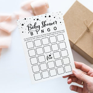 Baby shower Bingo Baby shower Party spelkaart Kaart