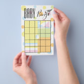 Baby shower BINGO Beach Flyer (Hand)