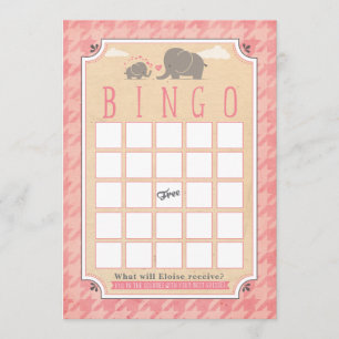baby shower Bingo Cards Kaart