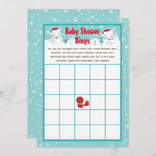 Baby shower Bingo Kaart